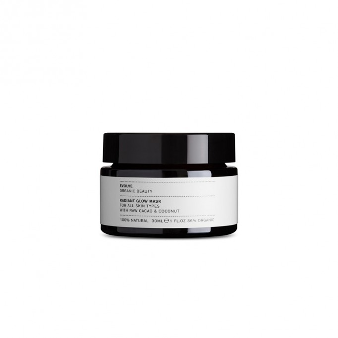 EVOLVE Radiant Glow Mask | Exfoliante de Cacao