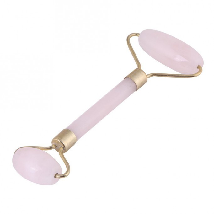 MASAJEADOR FACIAL DE CUARZO ROSA