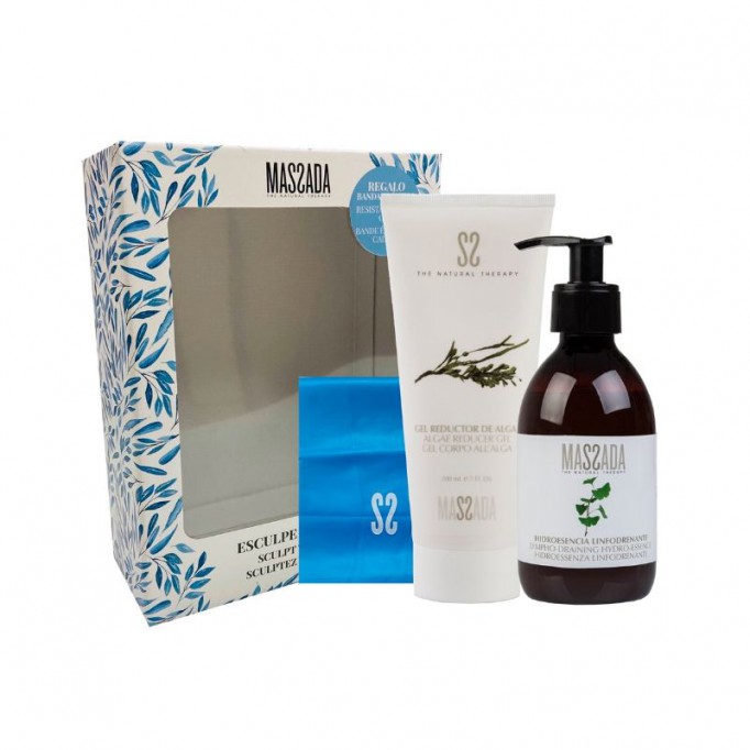 PACK MASSADA CORPORAL HIDROESENCIA LINFODRENANTE Y REDUCTOR DE ALGAS ESPECIAL PIERNAS CANSADAS