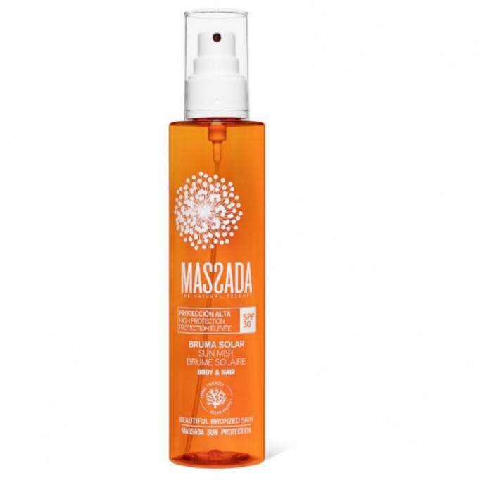 MASSADA BRUMA SOLAR PROTECCION ALTA SPF 30 BODY AND HAIR