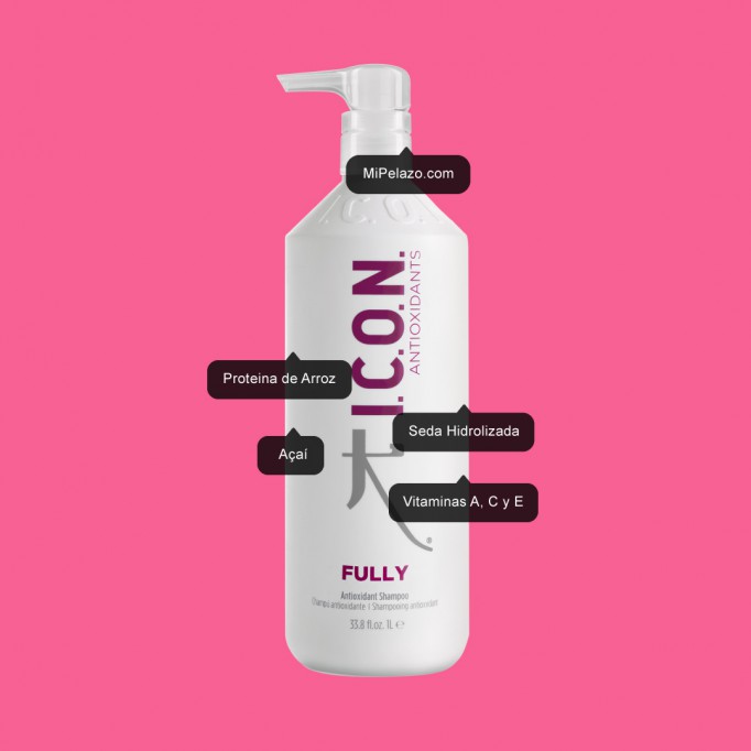 BENEFICIOS CHAMPU ICON FULLY E INGREDIENTES