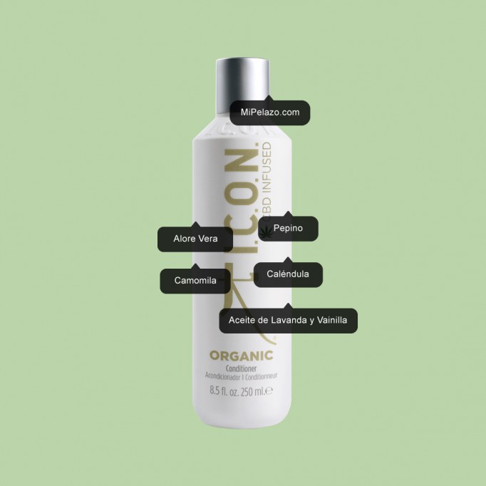 Pack ICON ORGANIC champu litro + acondicionador 250ml