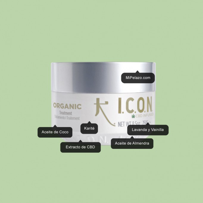 Pack ICON ORGANIC champú litro + tratamiento infused