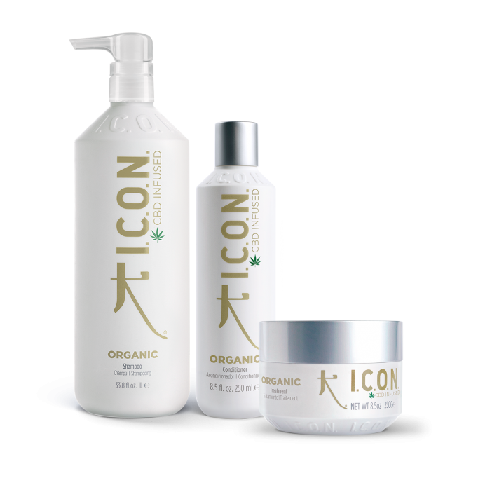 Pack ICON ORGANIC champú litro+ acondicionador 250+ infused