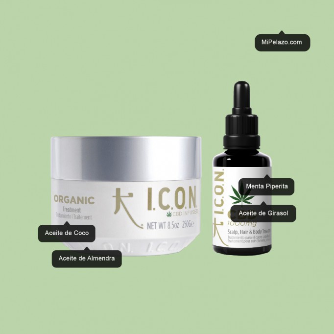 Pack ICON Organic Tratamiento Infused + Aceite Puro Oil