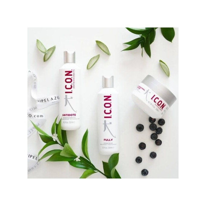 PACK ANTIOXIDANTE ICON CHAMPU FULLY LITRO MASCARILLA INFUSION ANTIDOTE