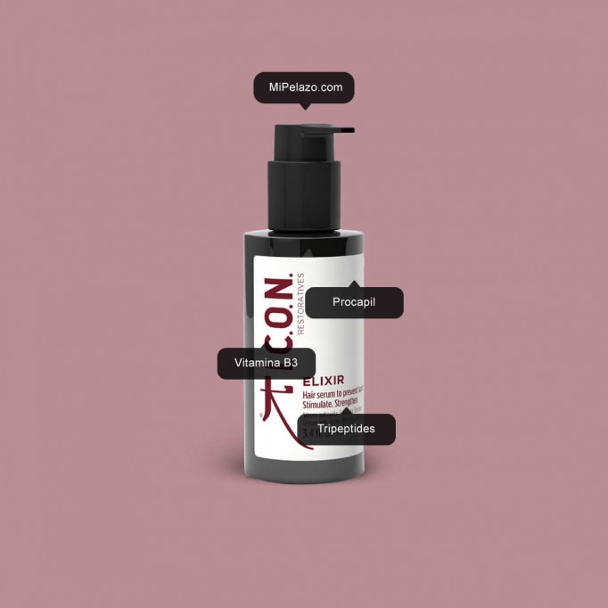 Pack ICON Anticaída Elixir + 5.25 + Aceite regenerador Organic