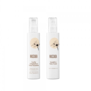 PACK MASSADA PIELES SENSIBLES TONICO Y LECHE LIMPIADORA + REGALO