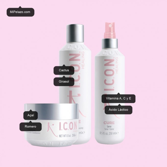 Pack ICON Cure + Curl cream