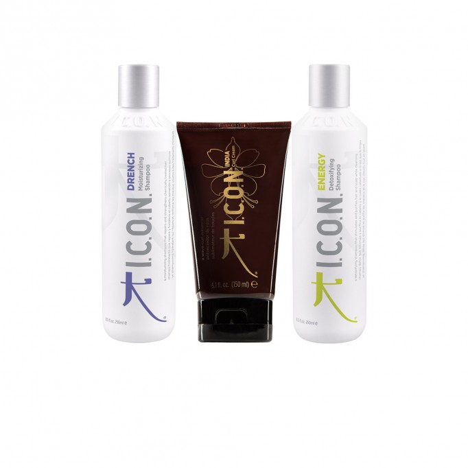 PACK  ICON DRENCH + ENERGY + CURL CREAM