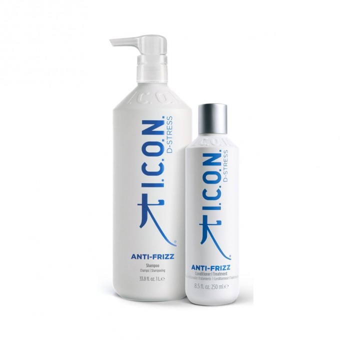 Pack ICON champú litro DRENCH + acondicionador Antifrizz 250ml