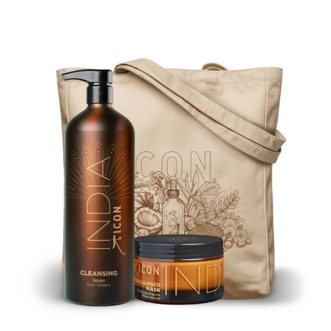 Pack ICON India Hidratante Cleansing litro y Supercharged