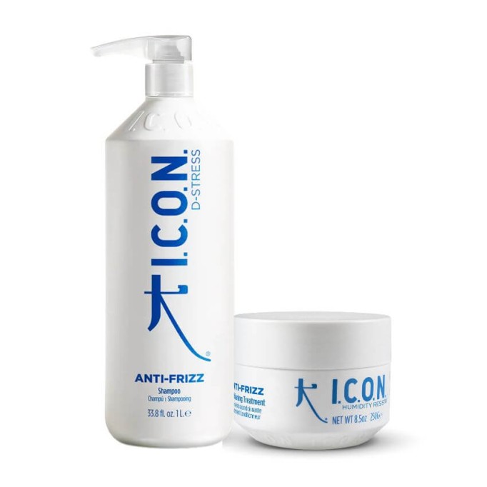 Pack ICON AntiFrizz champú litro + acondicionador 250ml