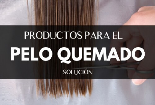 Productos para el pelo quemado