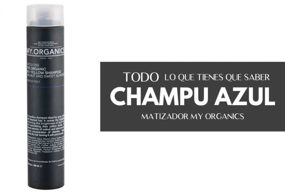 Champú azul matizador: un producto premium de peluquería