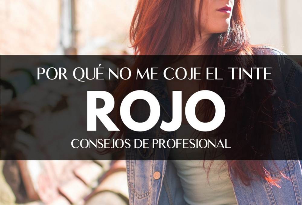 ¿Por qué el pelo escupe el tinte rojo? ¡¿Qué hago?!