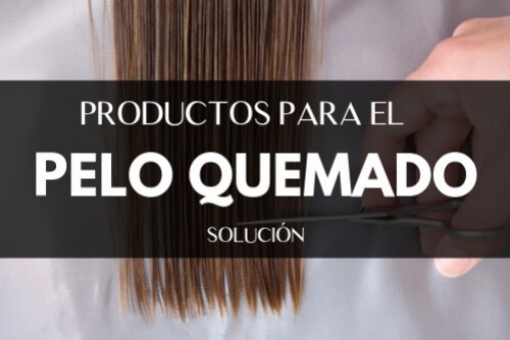 Productos para el pelo quemado
