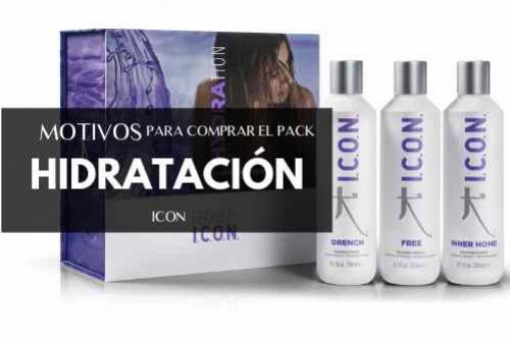 Como usar el Pack Hidratación ICON: Champú Drench, Free y Tratamiento Inner Home