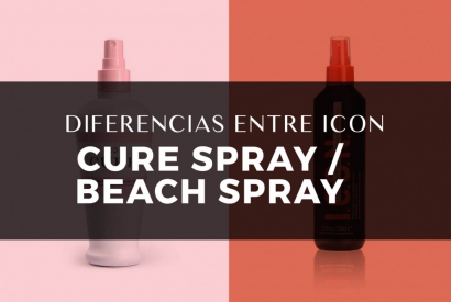 Diferencias entre ICON Cure spray e ICON Beach spray