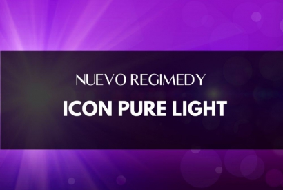 Presentación Regimedy Pure Light: champú morado y acondicionar morado naturales